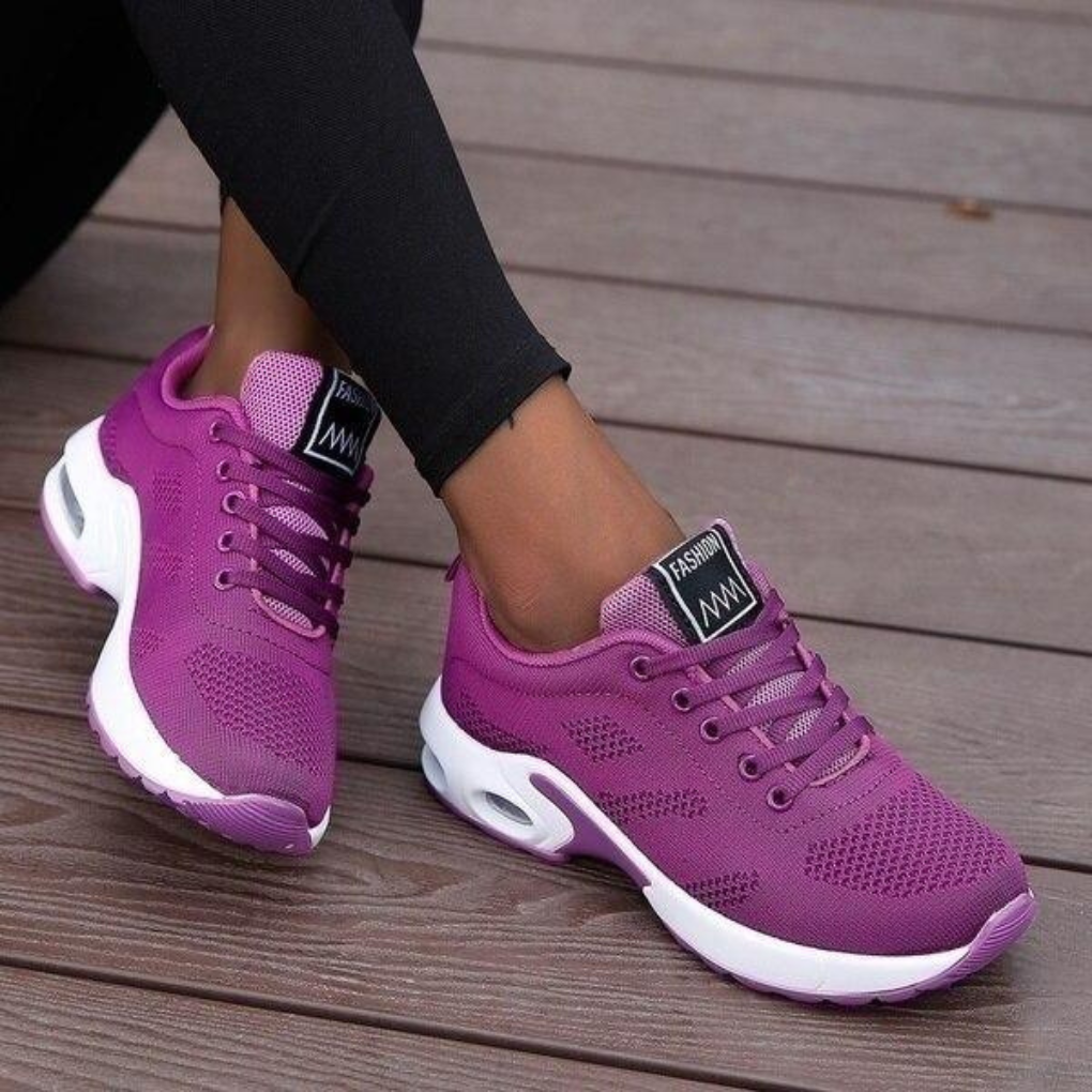 Women’s Lightweight Mesh Trainers with Cushioned Sole