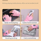 Women's USB Heated Fingerless Gloves | Rechargeable Winter Hand Warmers