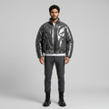 Chrome Flux Gloss Puffer Jacket