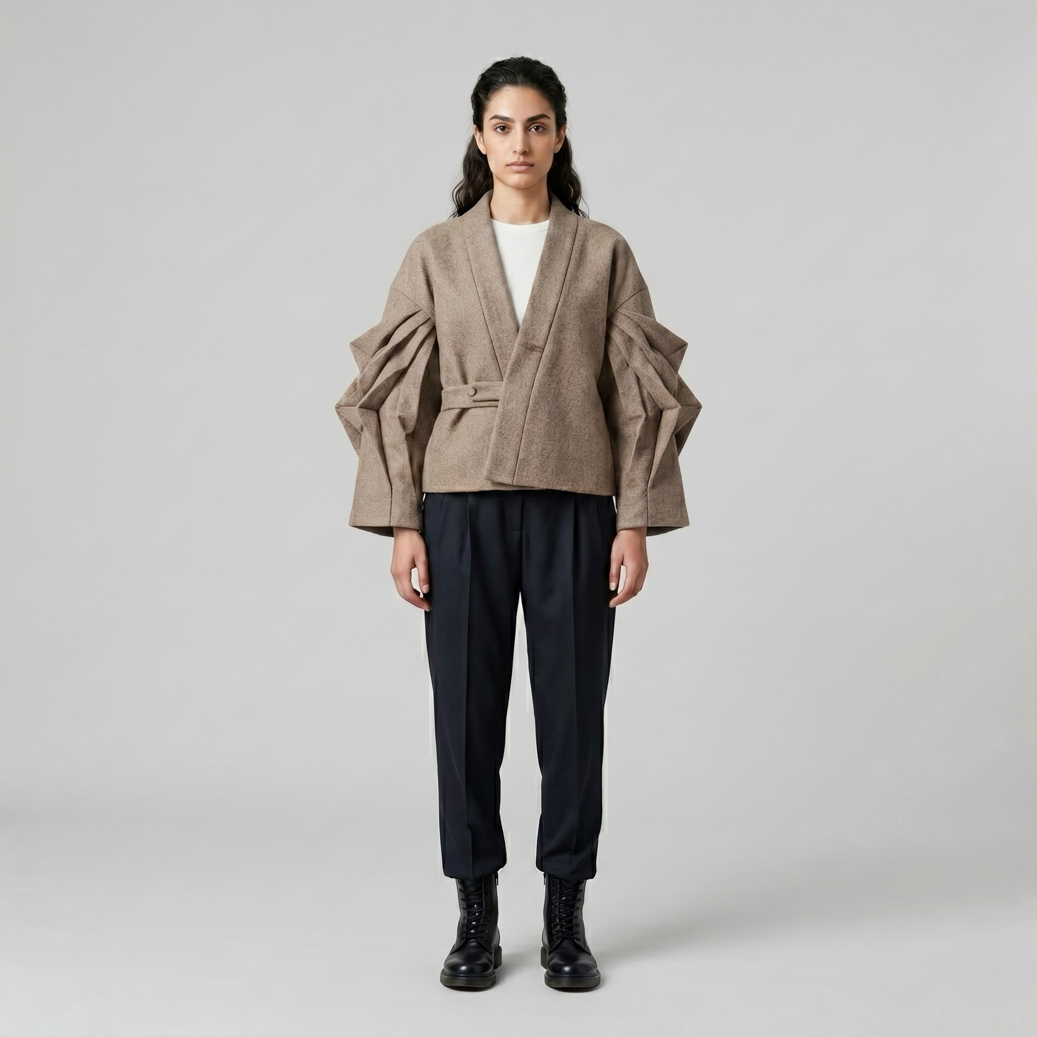Origami Sleeve Wrap Jacket