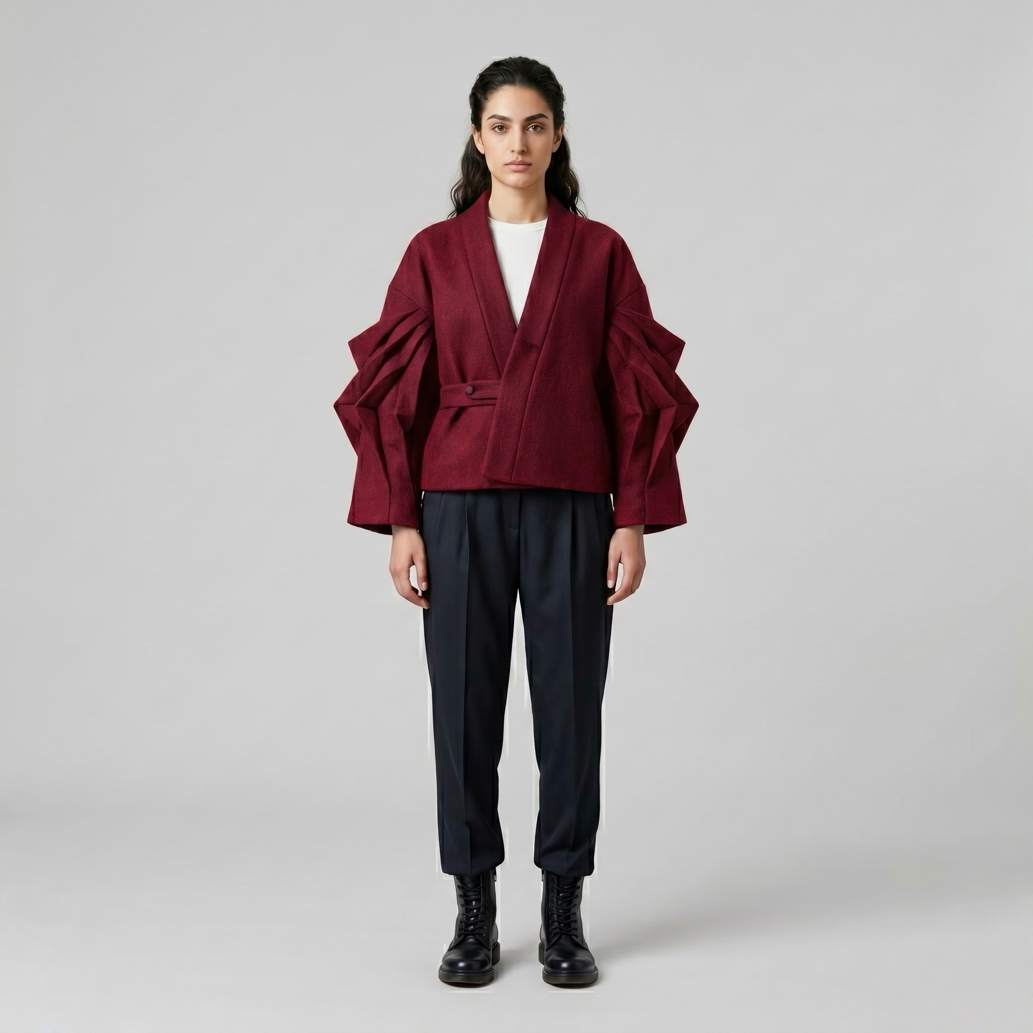 Origami Sleeve Wrap Jacket