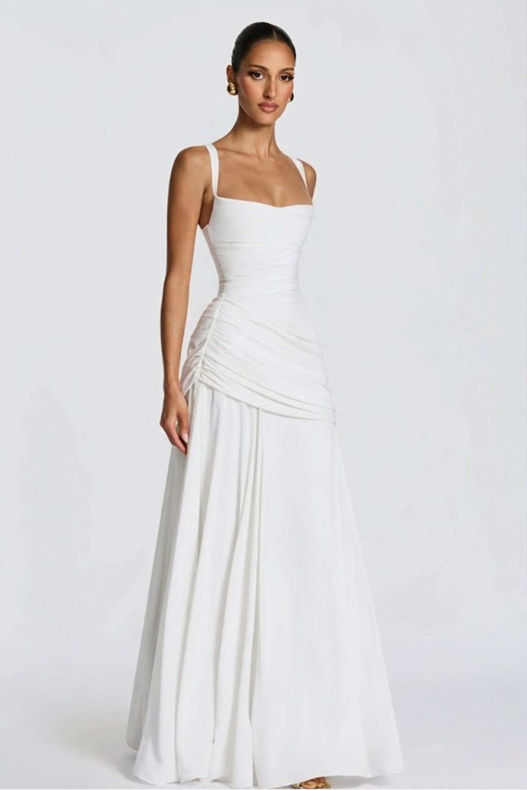 Women's Maxi Evening Dress in Jersey for Autumn