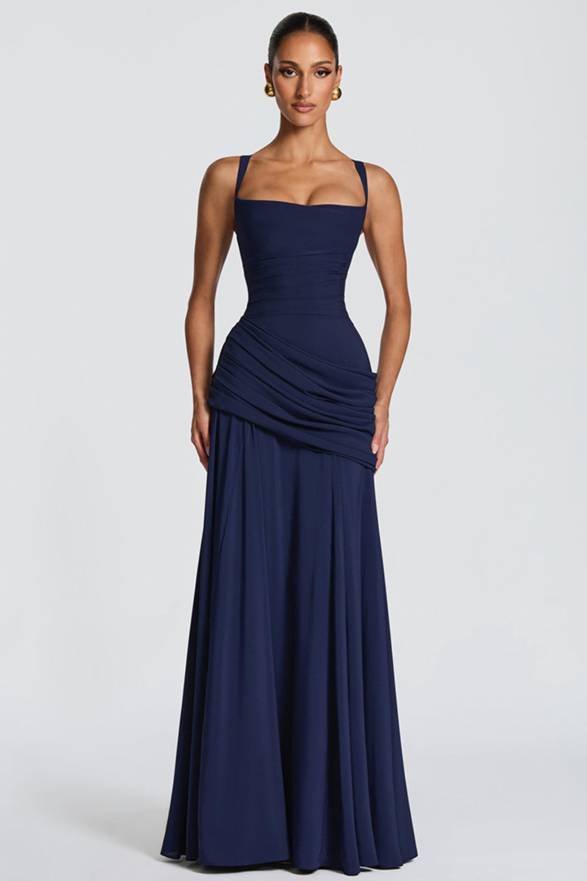 Women's Maxi Evening Dress in Jersey for Autumn