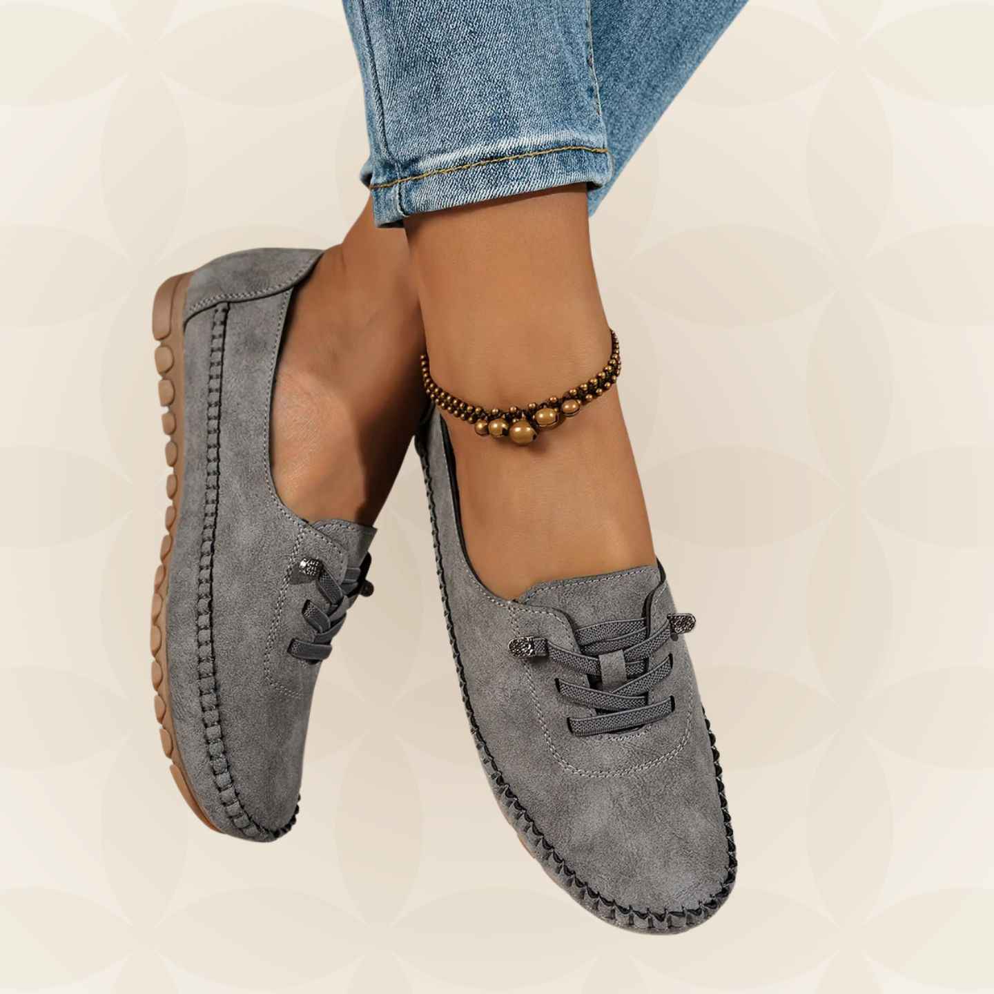 Women's Casual Lace-Up Walking Shoes