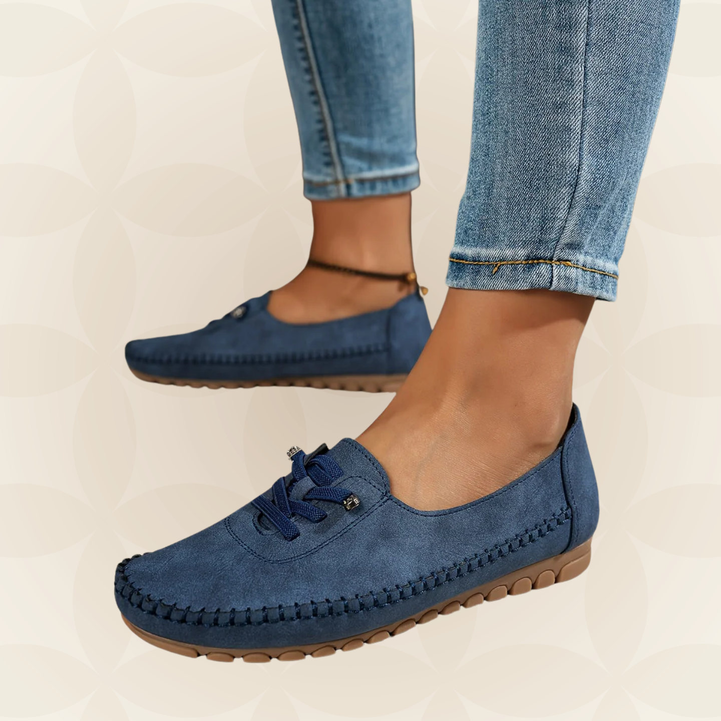 Chaussures de marche décontractées à lacets pour femme