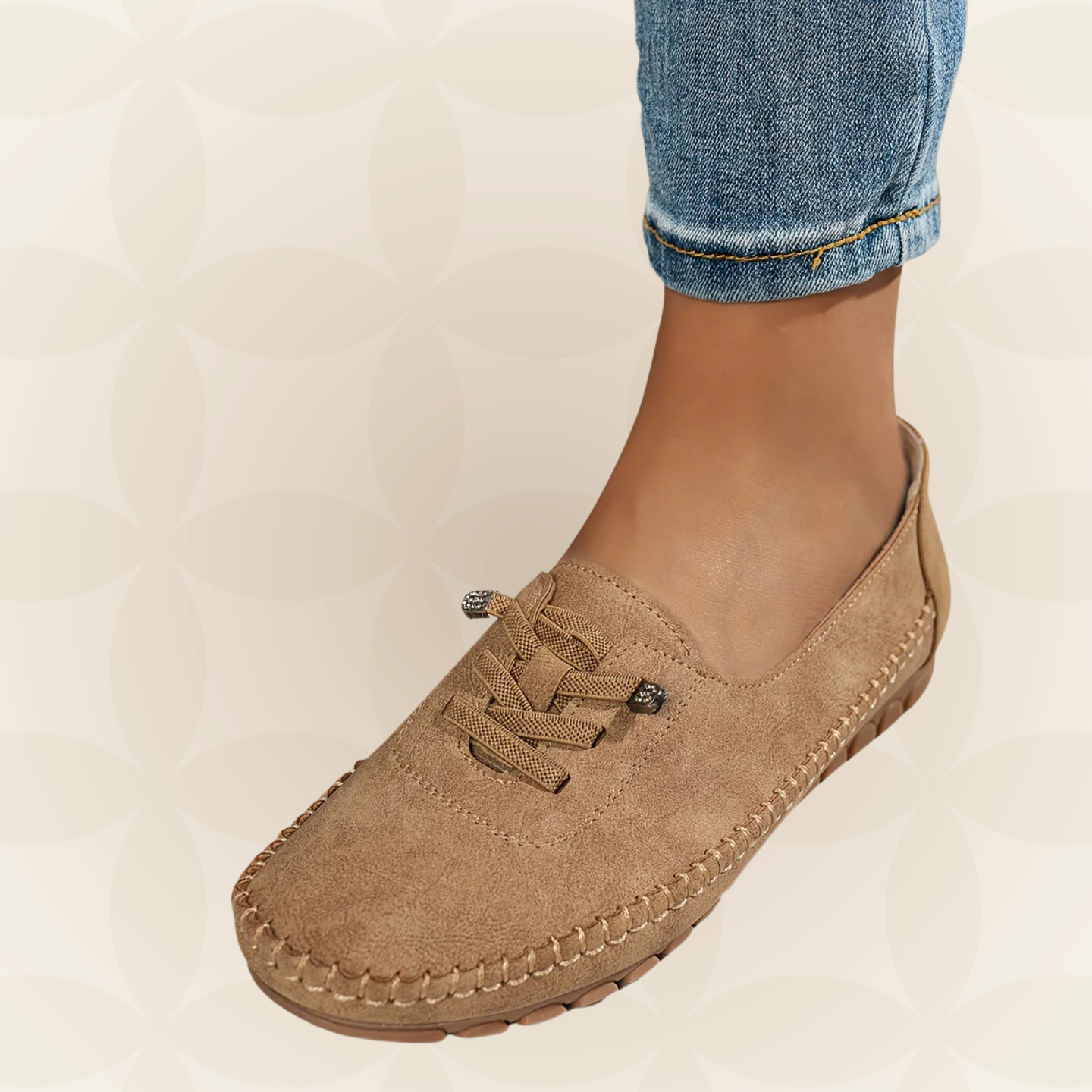 Chaussures de marche décontractées à lacets pour femme