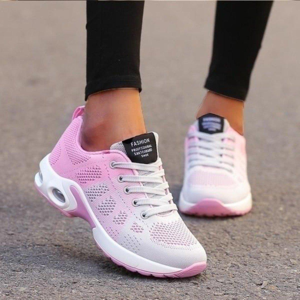 Women’s Lightweight Mesh Trainers with Cushioned Sole