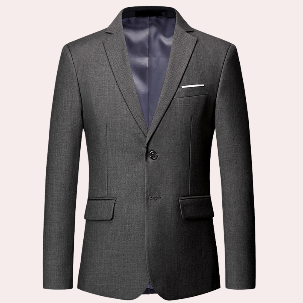 Men’s Slim Fit Single-Breasted Blazer
