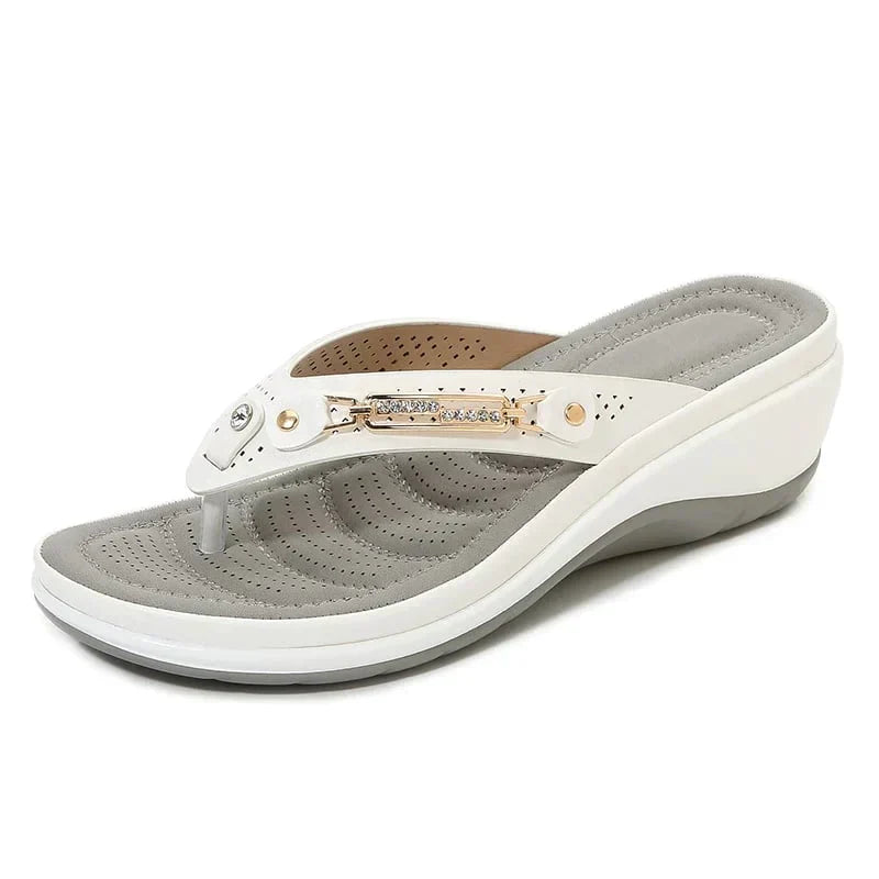 Women's Orthopaedic Wedge Flip Flop Sandals