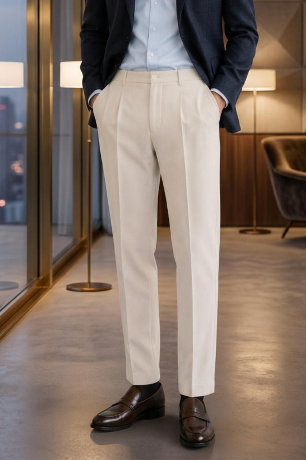 Men's Tailored Dress Trousers