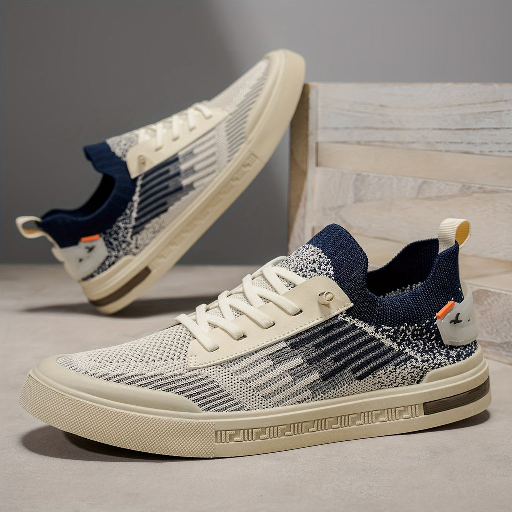 Baskets tricotées pour homme avec col ajusté façon chaussette