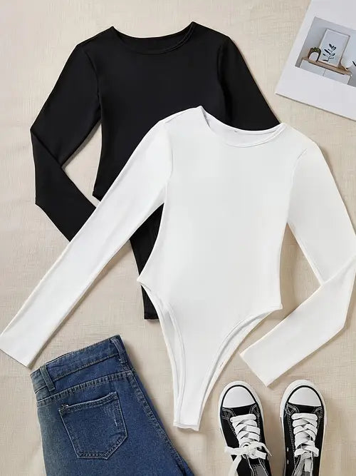 Women’s 3-Pack Long Sleeve Bodysuits