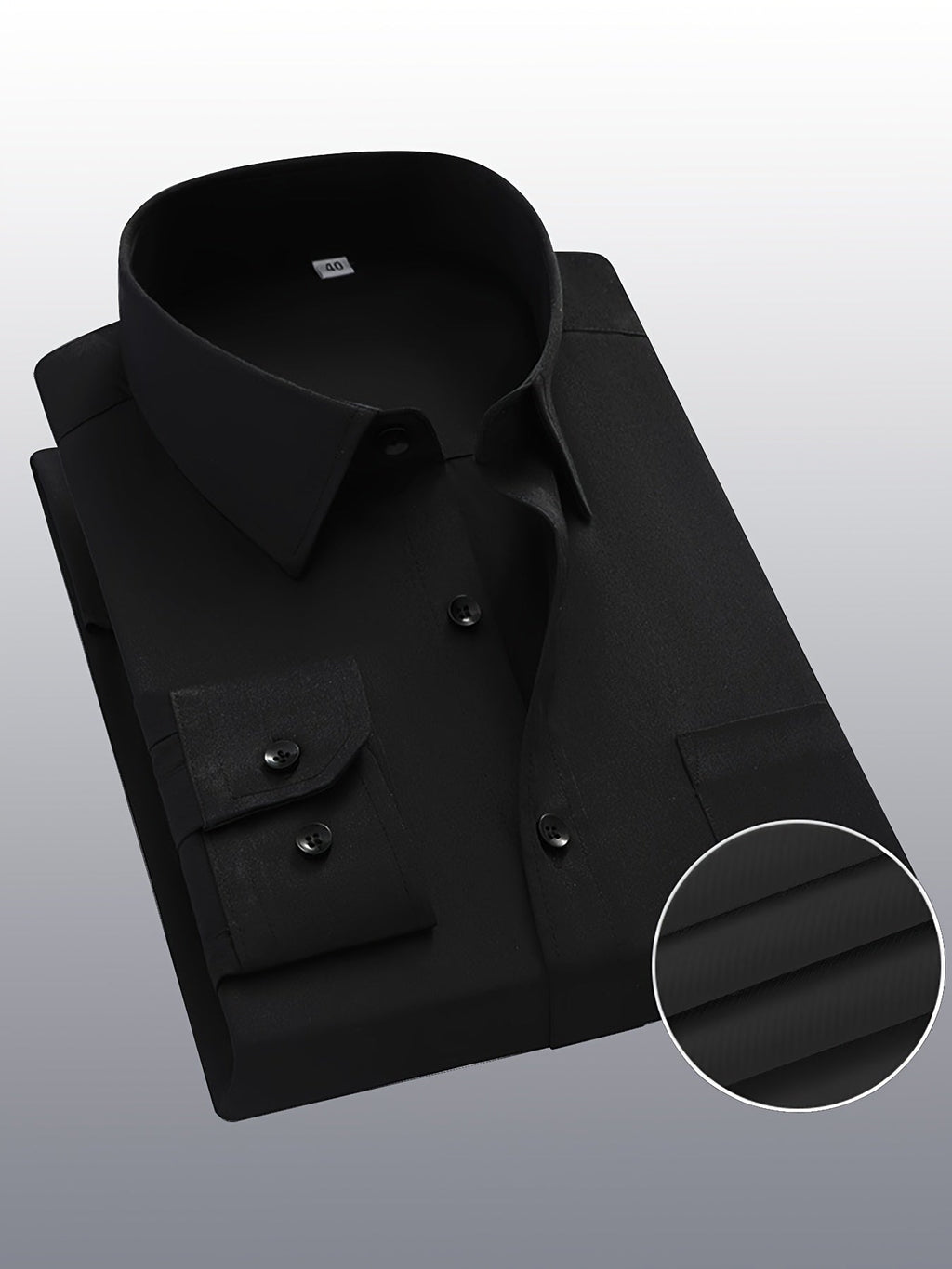 Men's Long Sleeve Formal Shirt | Regular Fit Business Shirt