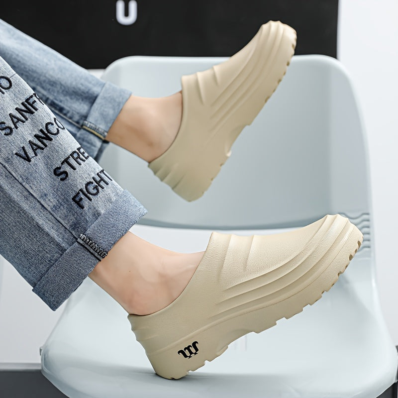 Unisex Lightweight Platform Clogs with Slip-On Design