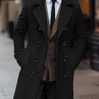 Men's Double-Breasted Trench Coat | Tailored Fit