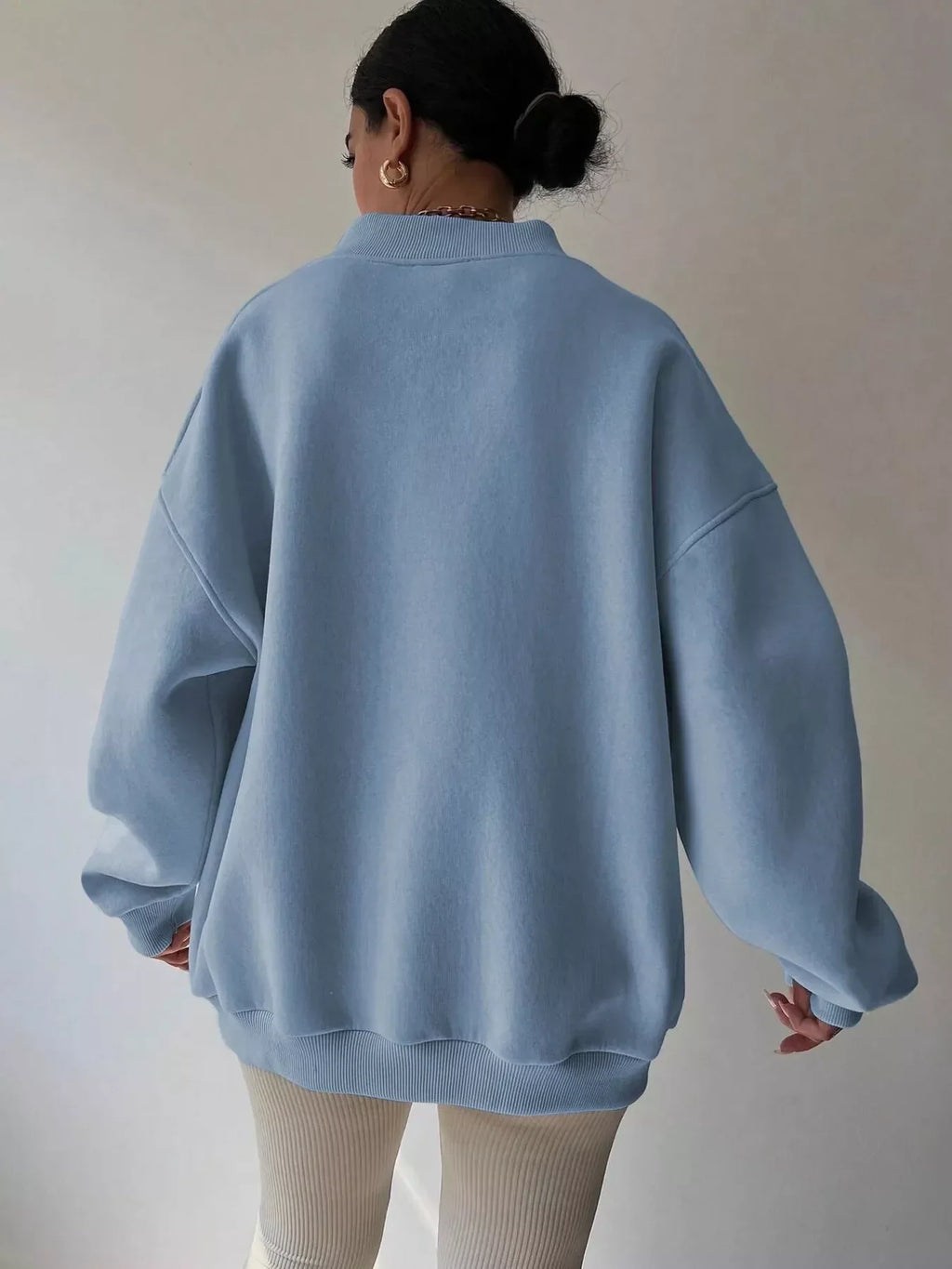 Women's Oversized V-Neck Jumper