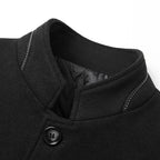 Men's Stand-Collar Lined Trench Coat | Tailored Fit