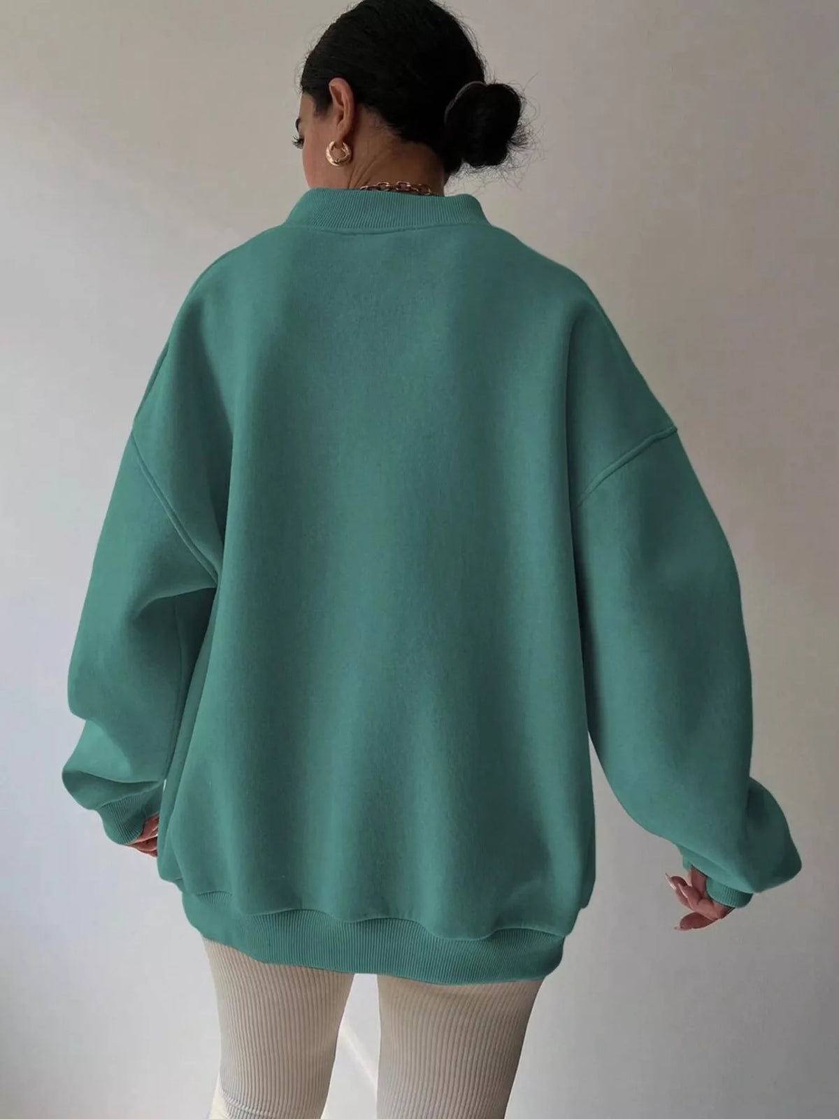 Women's Oversized V-Neck Jumper