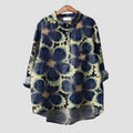 Women's Linen Floral Shirt for Summer