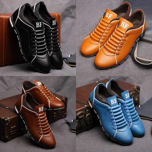 Men’s Low-Top Lace-Up Casual Trainers