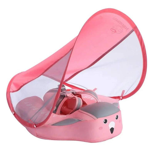 Baby PVC Swim Float with Canopy for Summer Pool Water Play