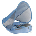 Baby PVC Swim Float with Canopy for Summer Pool Water Play