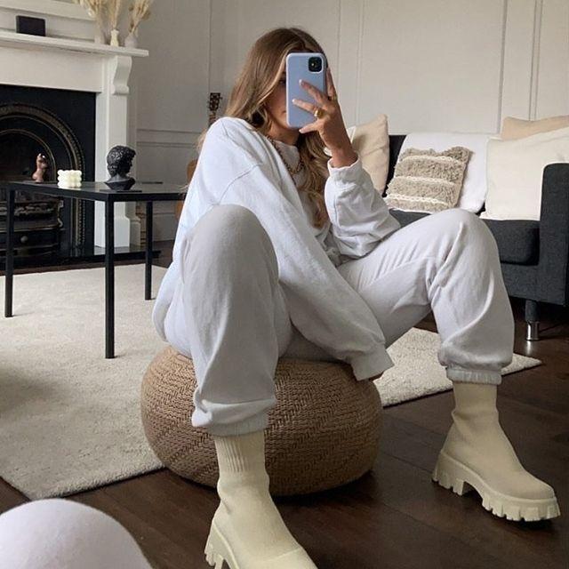 Women’s Chunky Sole Sock Ankle Boots