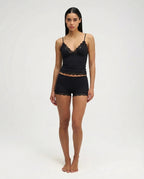 Women’s Lace Trim Cami Top & Shorts Pyjama Set