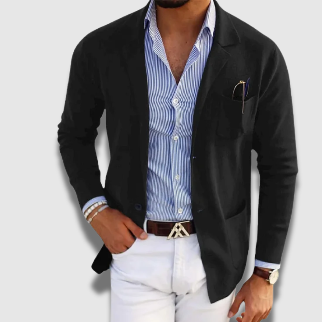 Veste blazer ajustée chic et décontractée pour homme