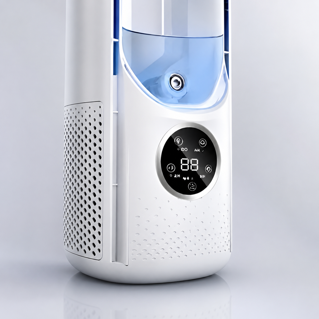 Bladeless Tower Fan with ABS Housing for Summer Home & Office Cooling