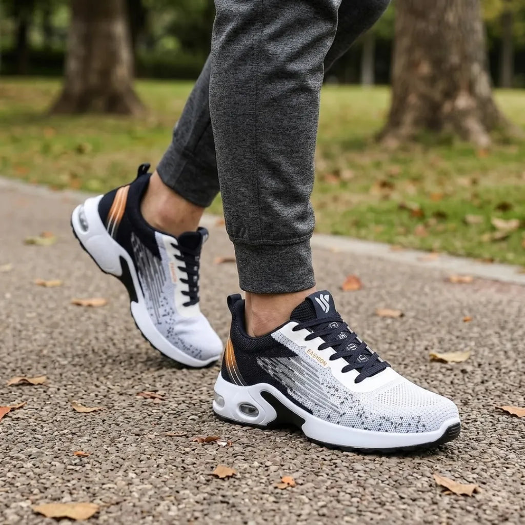 Baskets légères en mesh pour homme avec semelle rembourrée