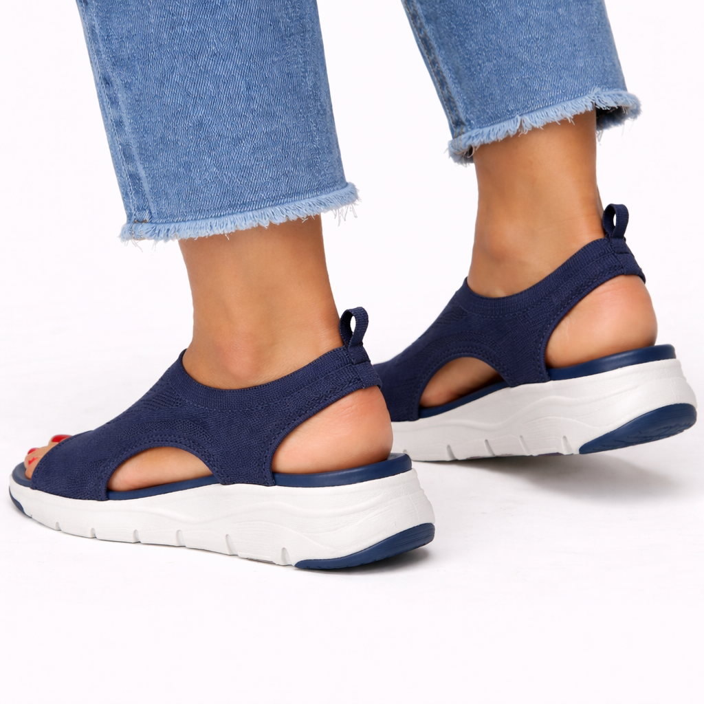 Women's Mesh Knit Comfort Sandals for Summer