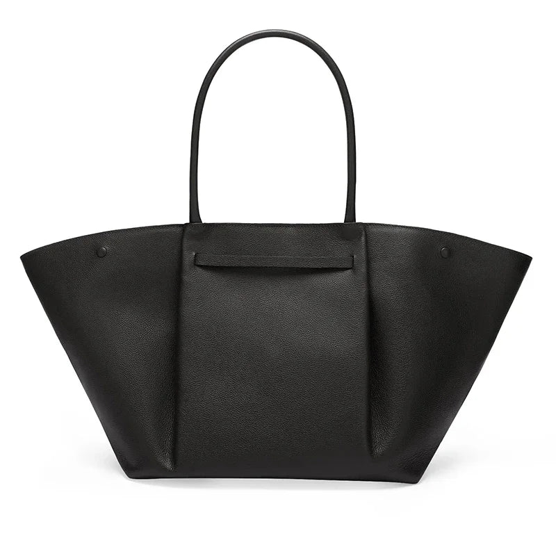 Women's Large Leather Tote Shoulder Bag