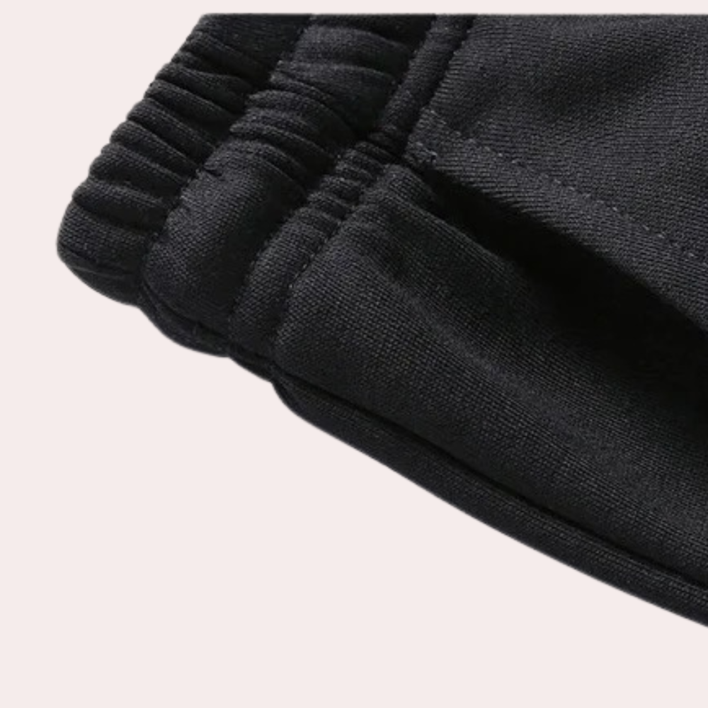 Ensemble de survêtement pour homme avec veste zippée et pantalon de jogging à jambes droites