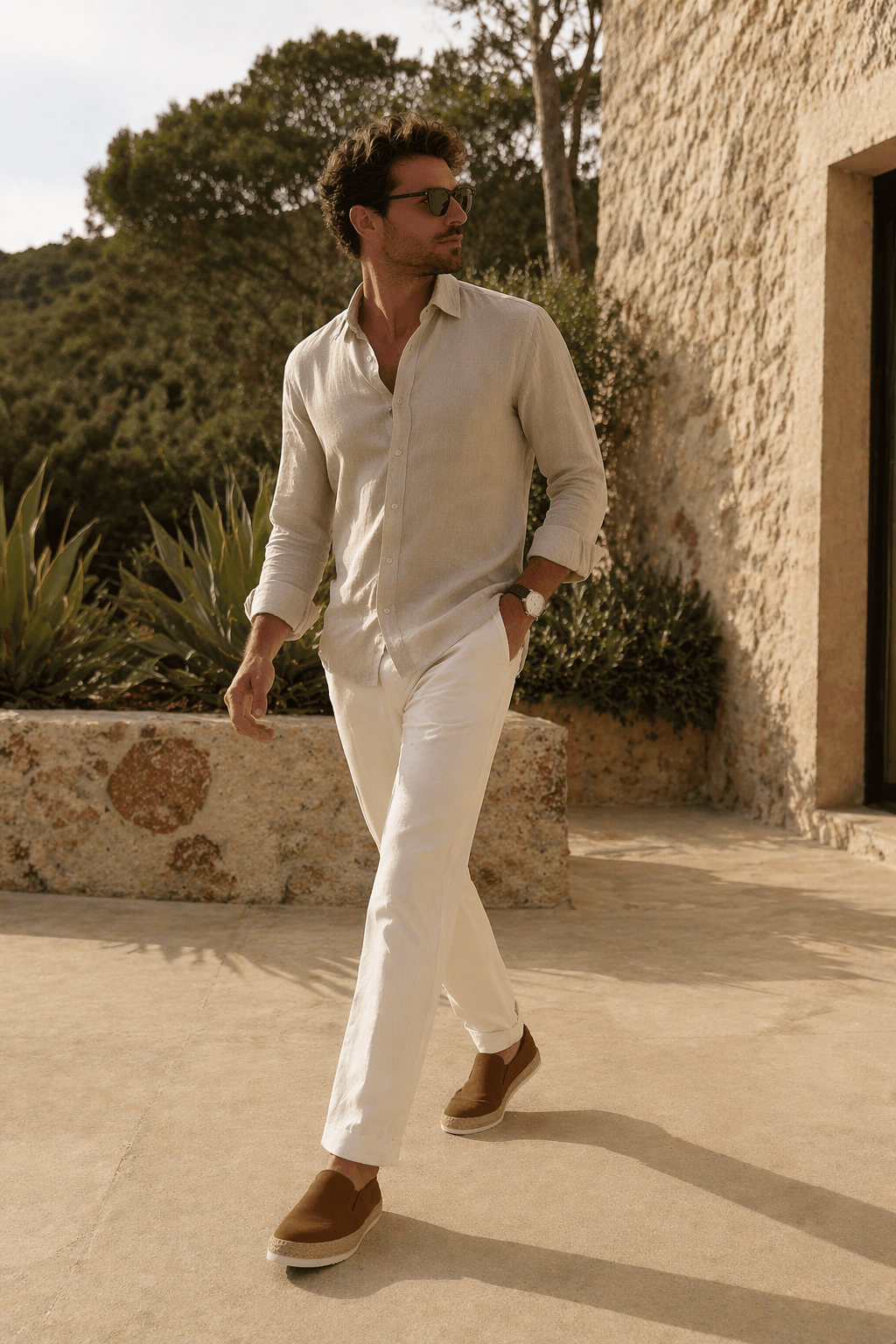 Men's Suede Loafers with Leather Upper for Autumn Casual Wear
