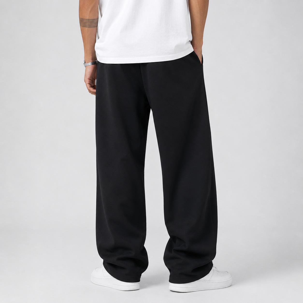 Men's Wide Leg Drawstring Joggers