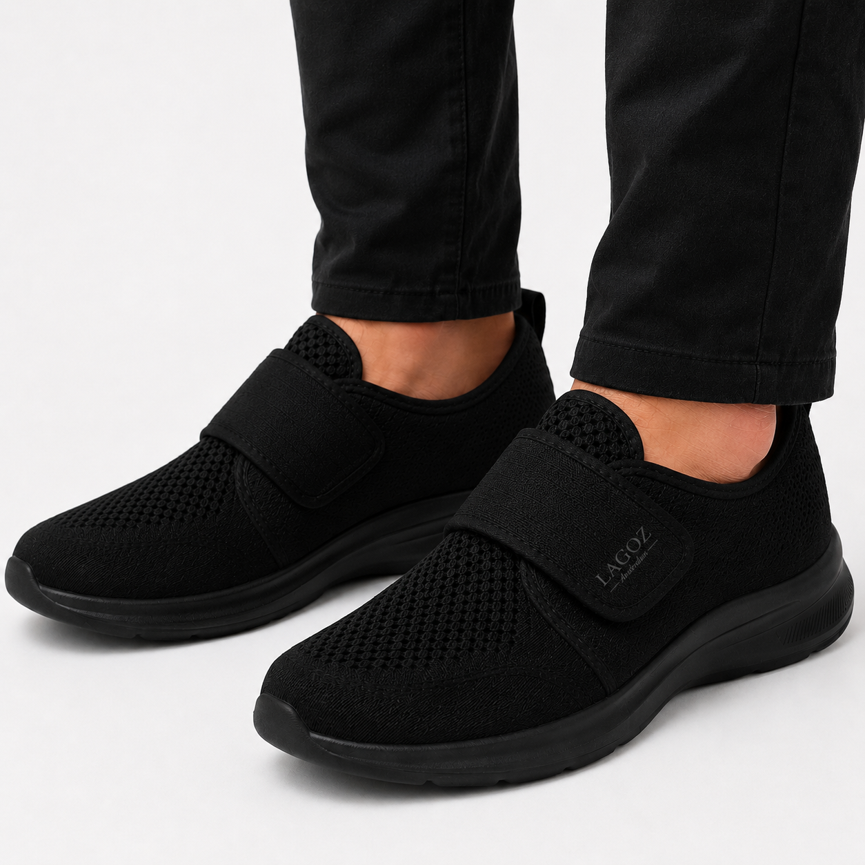 Chaussures de marche légères unisexes à bride réglable