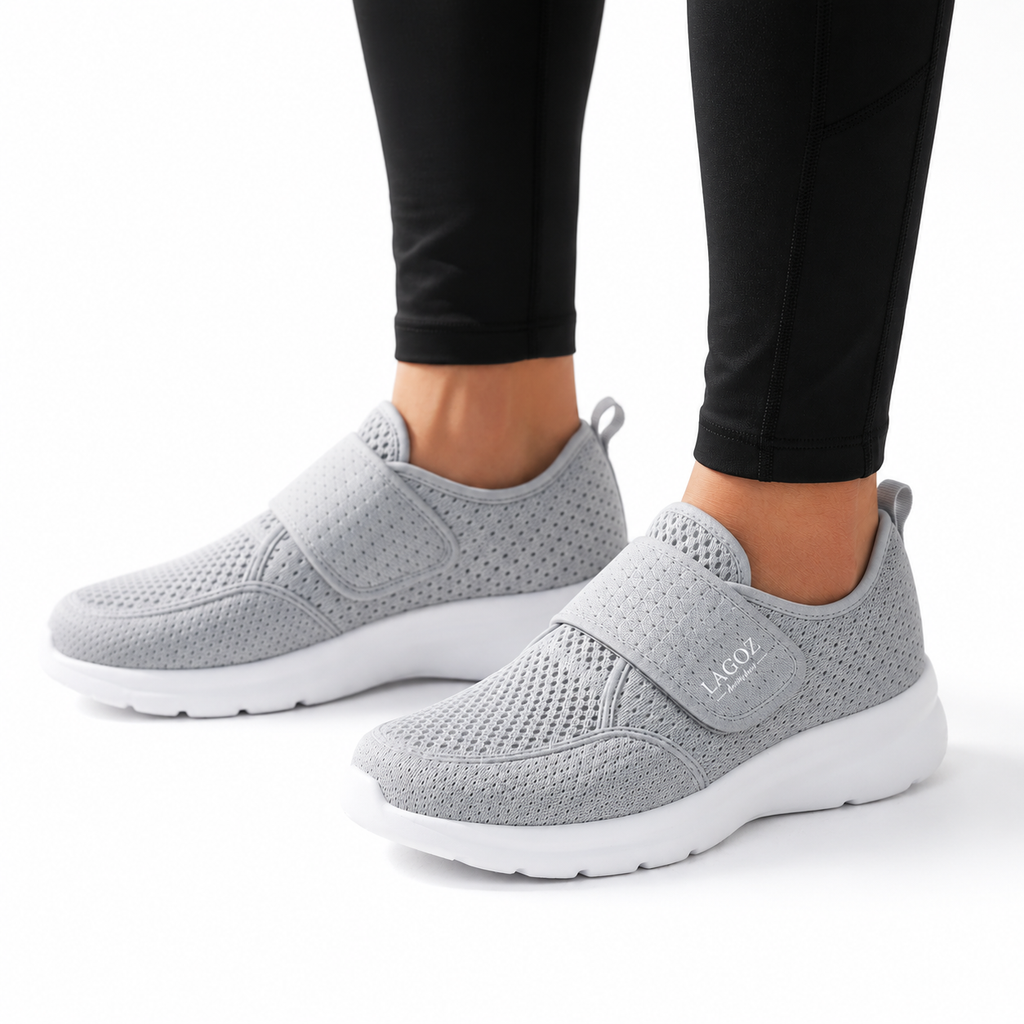 Unisex Lightweight Walking Shoes with Adjustable Strap