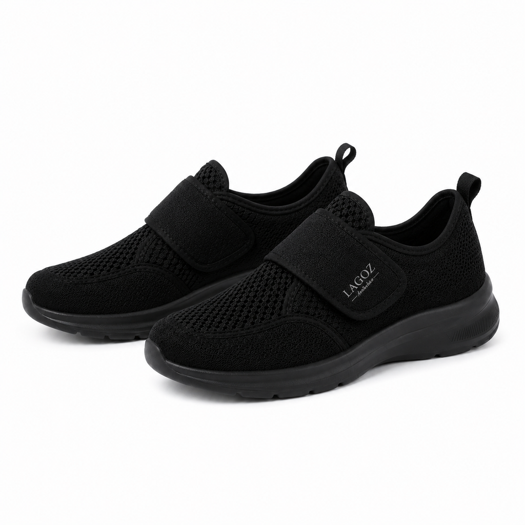 Unisex Lightweight Walking Shoes with Adjustable Strap