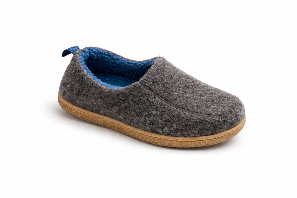Unisex Fleece-Lined Slippers with Non-Slip Sole