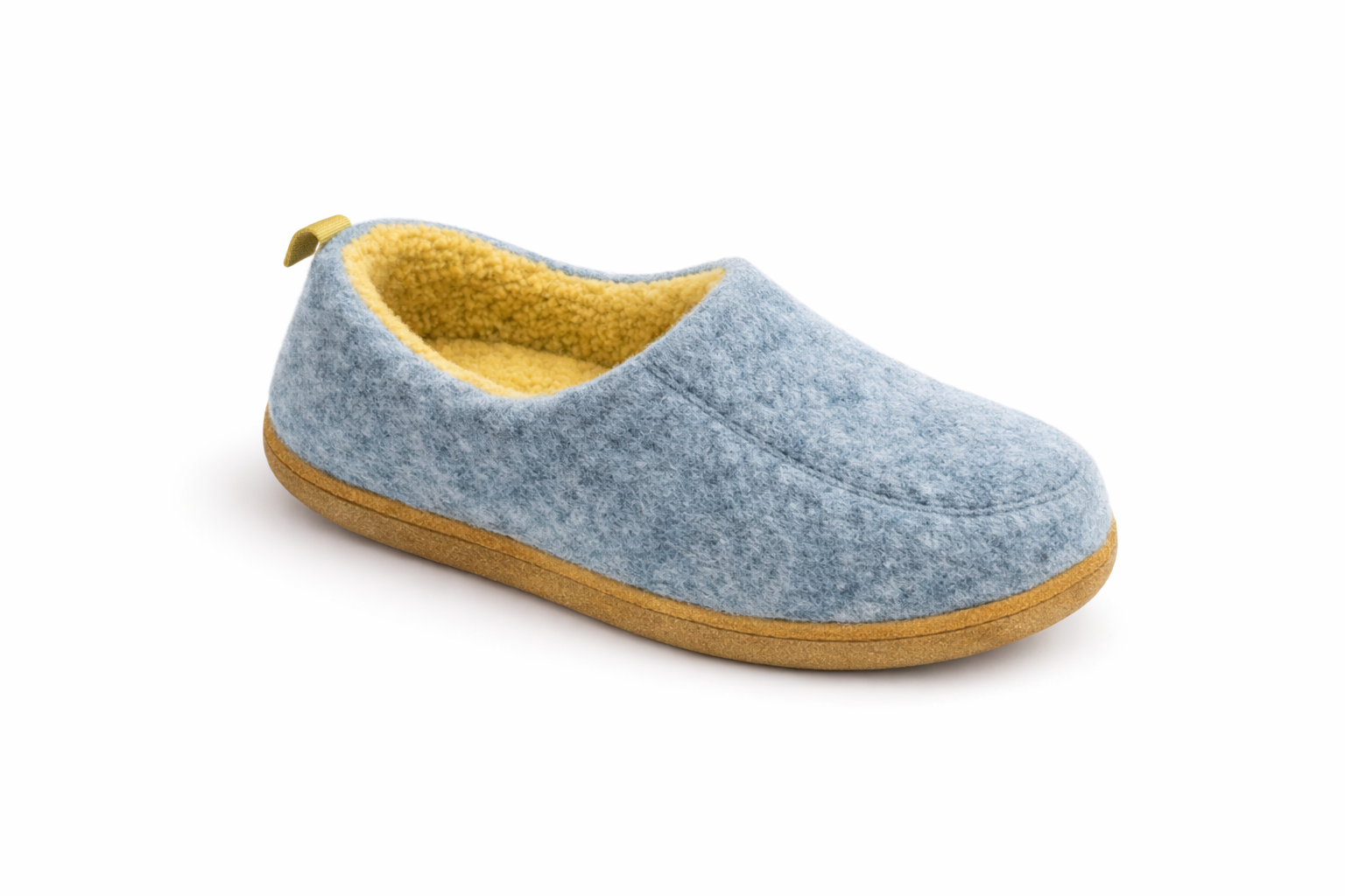 Chaussons unisexes doublés en polaire avec semelle antidérapante
