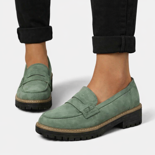 Mocassins penny à semelle épaisse
