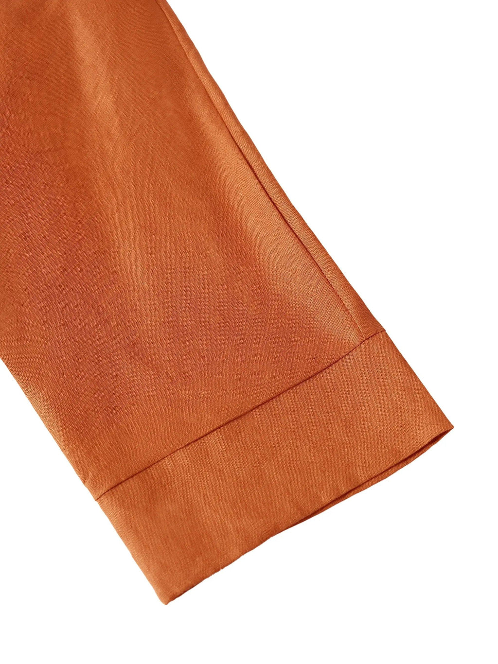 Women's Linen Cowl Neck Relaxed Fit Top
