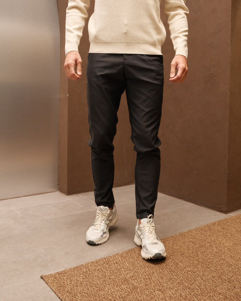 Pantalon chino fuselé pour homme