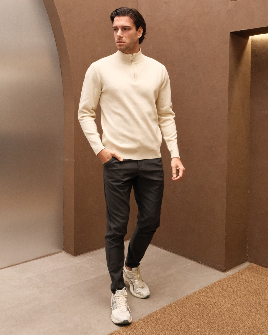Pantalon chino fuselé pour homme