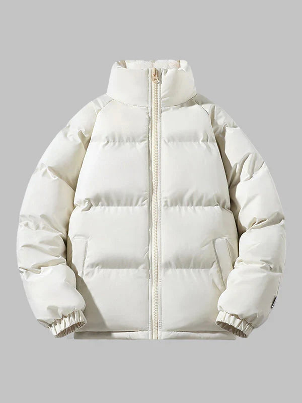 Doudoune doublée en polaire pour homme | manteau d'hiver léger