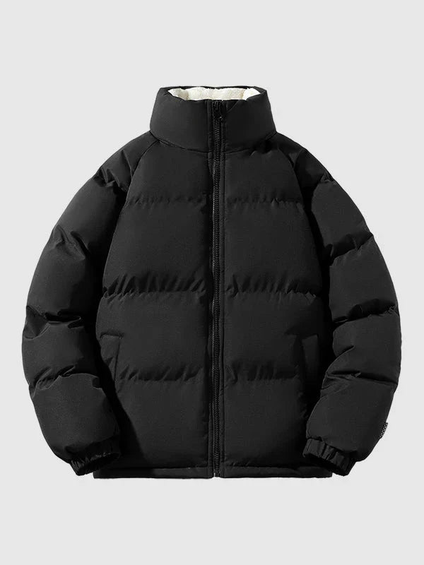 Doudoune doublée en polaire pour homme | manteau d'hiver léger