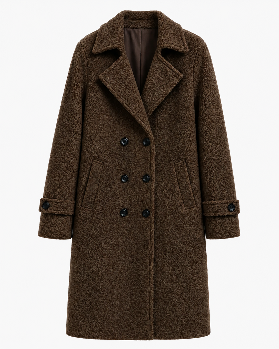 Women's Teddy Double-Breasted Coat
