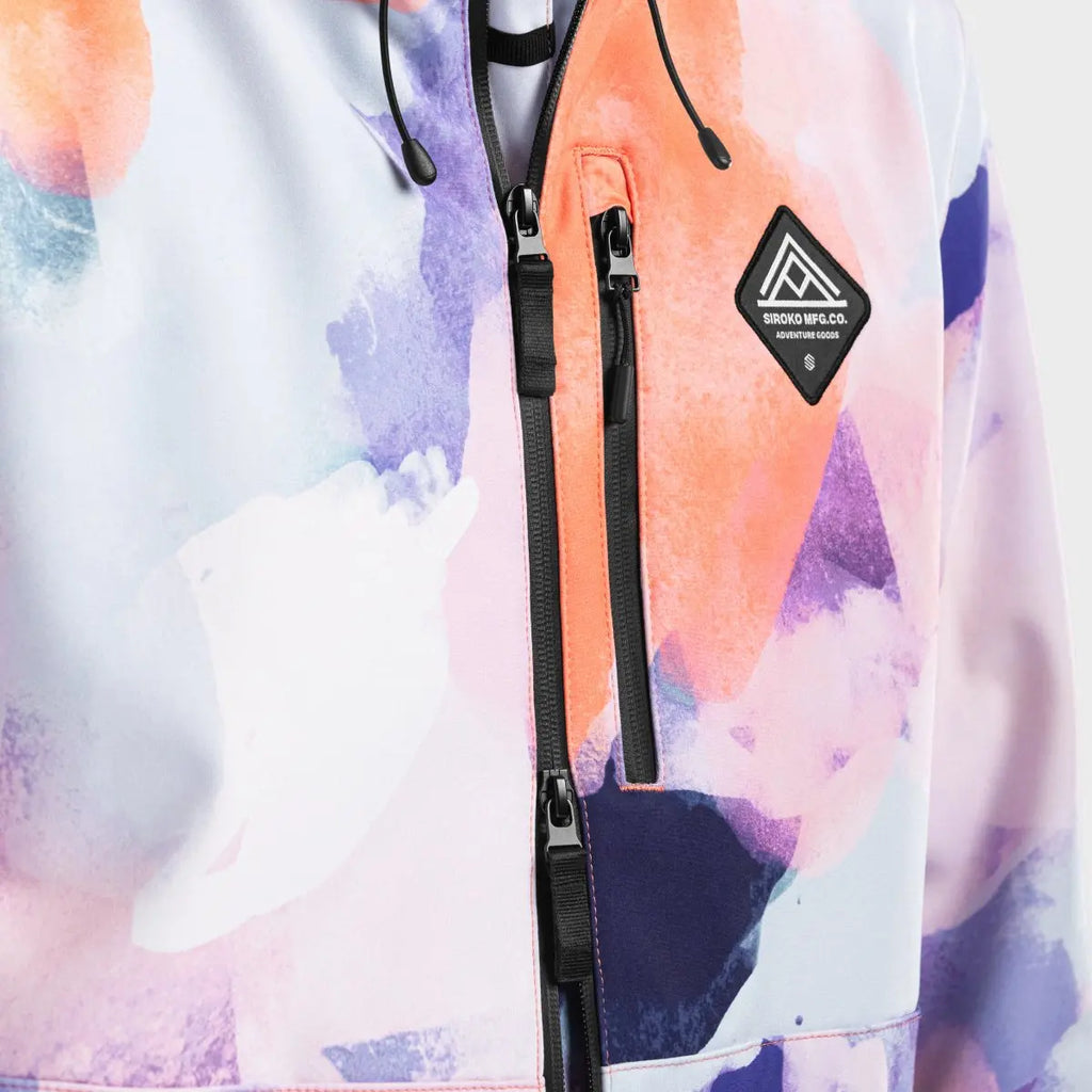 Men's Hooded Winter Jacket | Zip-Up Ski Coat