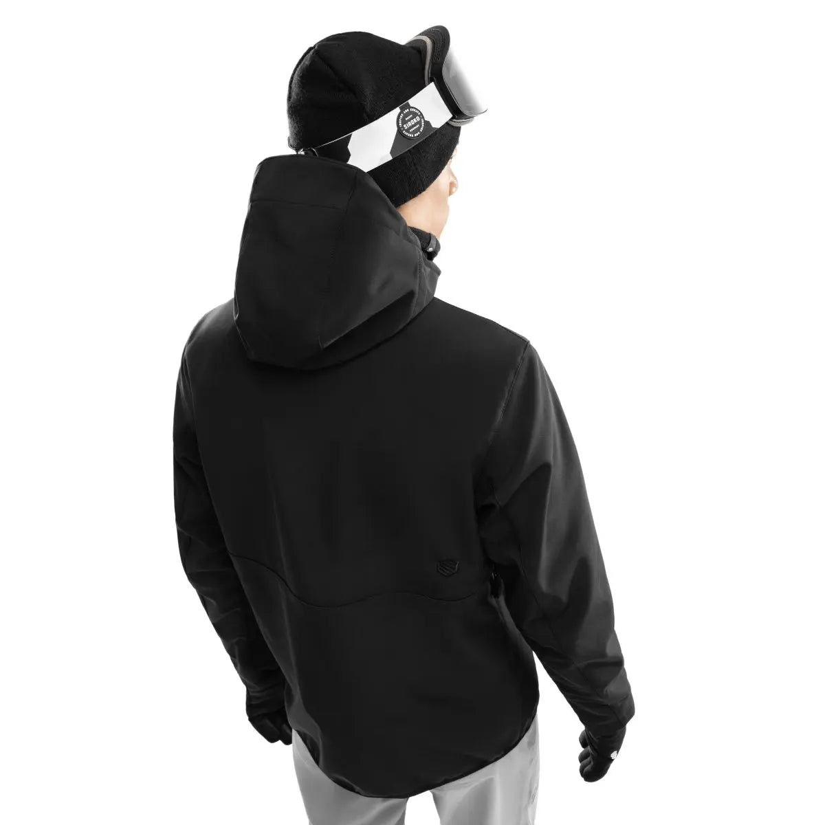 Men's Hooded Winter Jacket | Zip-Up Ski Coat